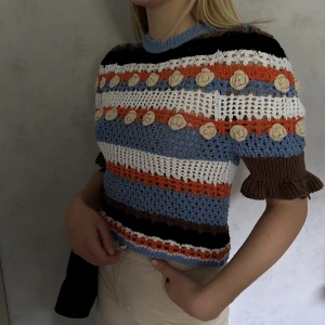 Virkad tröja - Unik virkad tröja i storlek M