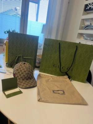Gucci Original ”Baseball Canvas” keps  - Storlek S. Box medföljer vid köp!