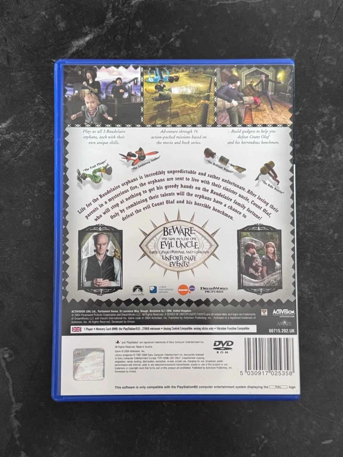 Lemony Snicket’s - A Series of Unfortunate Events PS2 - 1