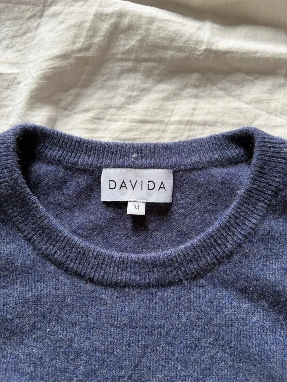 Blå Kashmir tröja från Davida - 1