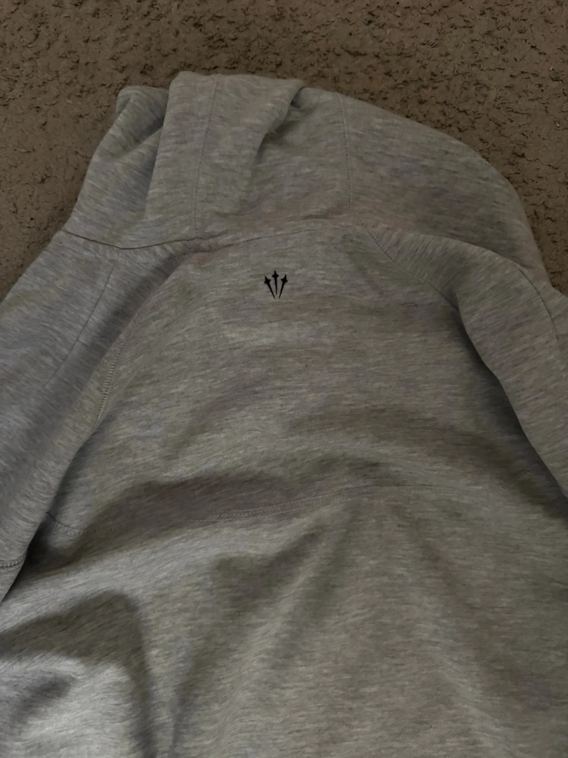 Grå zip hoodie från Nike - 5