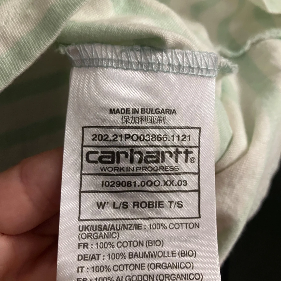 Carhartt WIP L/S Robie T/S strl XS - 93