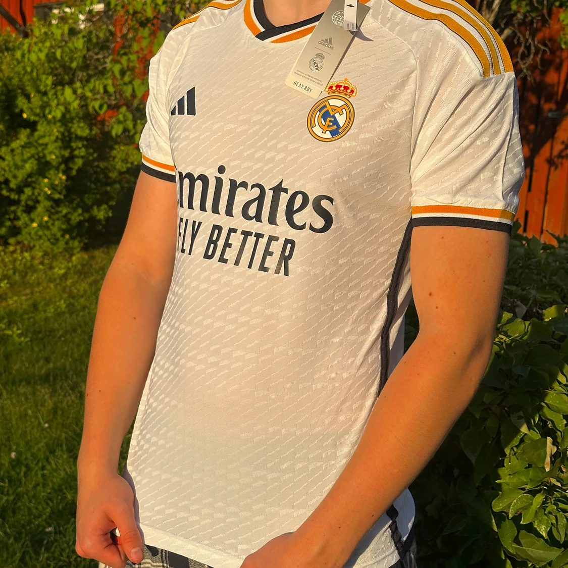 Fotbollströja Real Madrid Vit