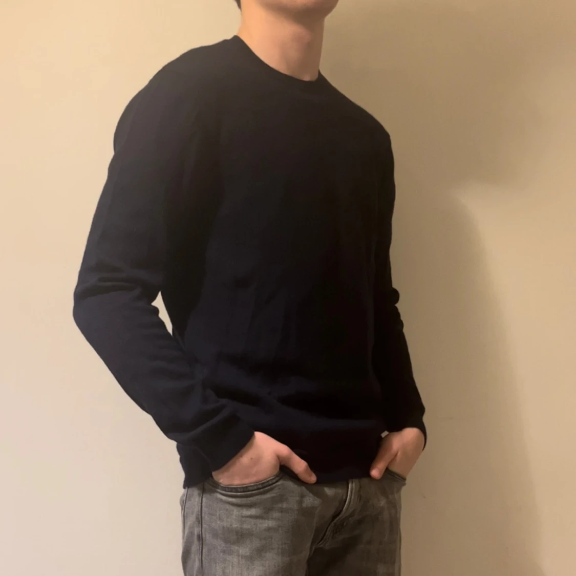 Stickad Tröja Ull - 90