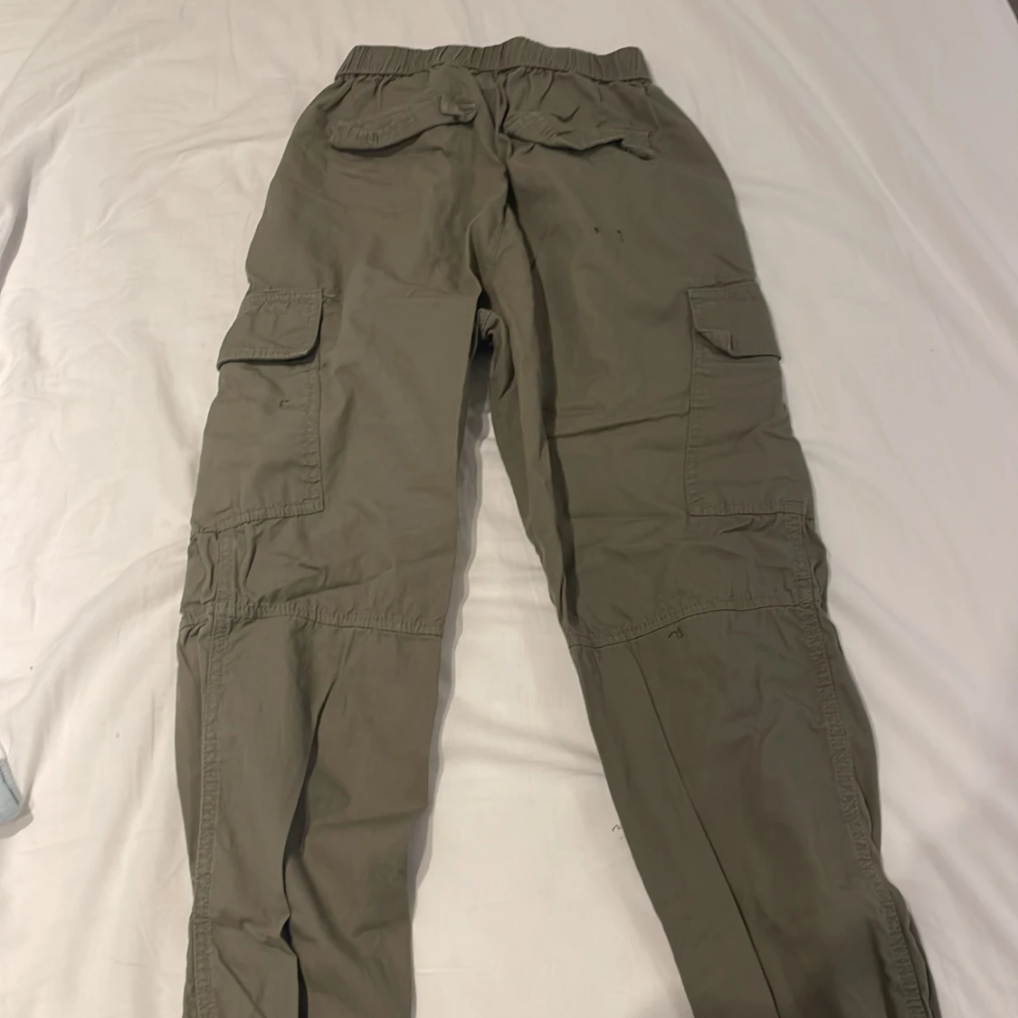 Gröna cargo byxor för barn - 91