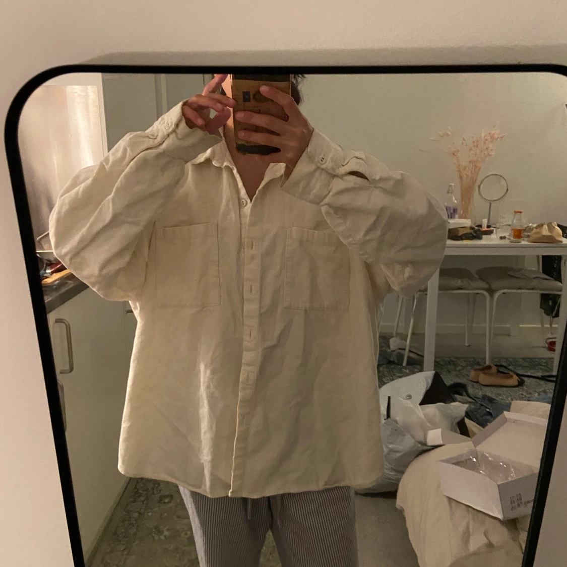 Skjorta med Manchester mönster