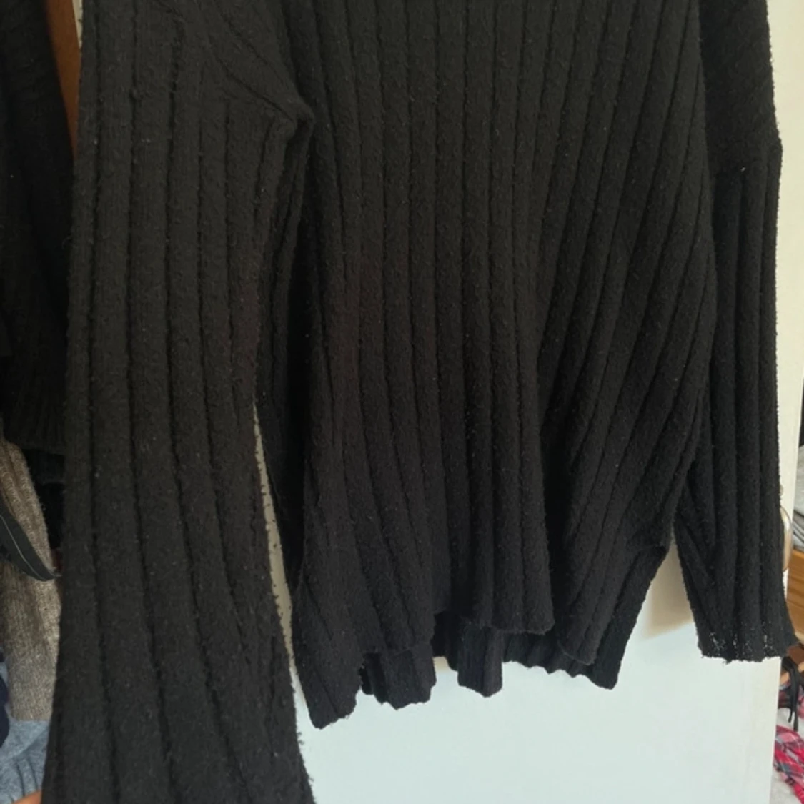 lång stickad tröja  - 91