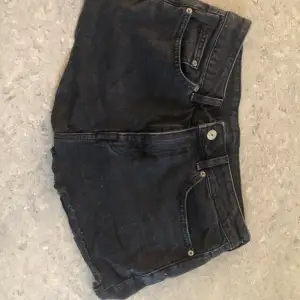 Lågmidjad jeans kjol