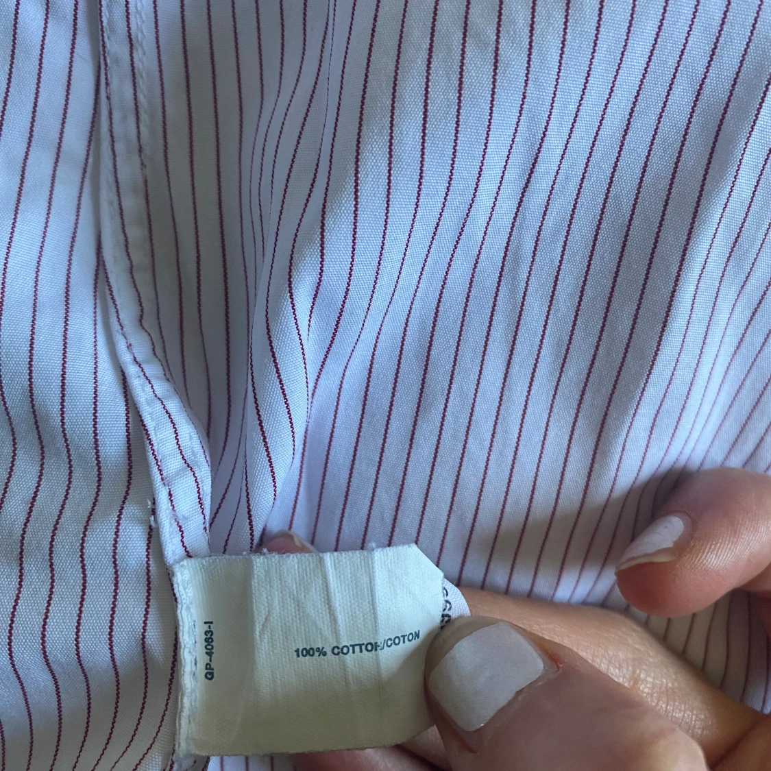 GAP skjorta randig vit/svart strl S - 93