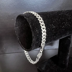 Pansarlänk Armband Äkta 925 Silver - 21cm och 5mm bred, väger 12.39g, stämplad 925