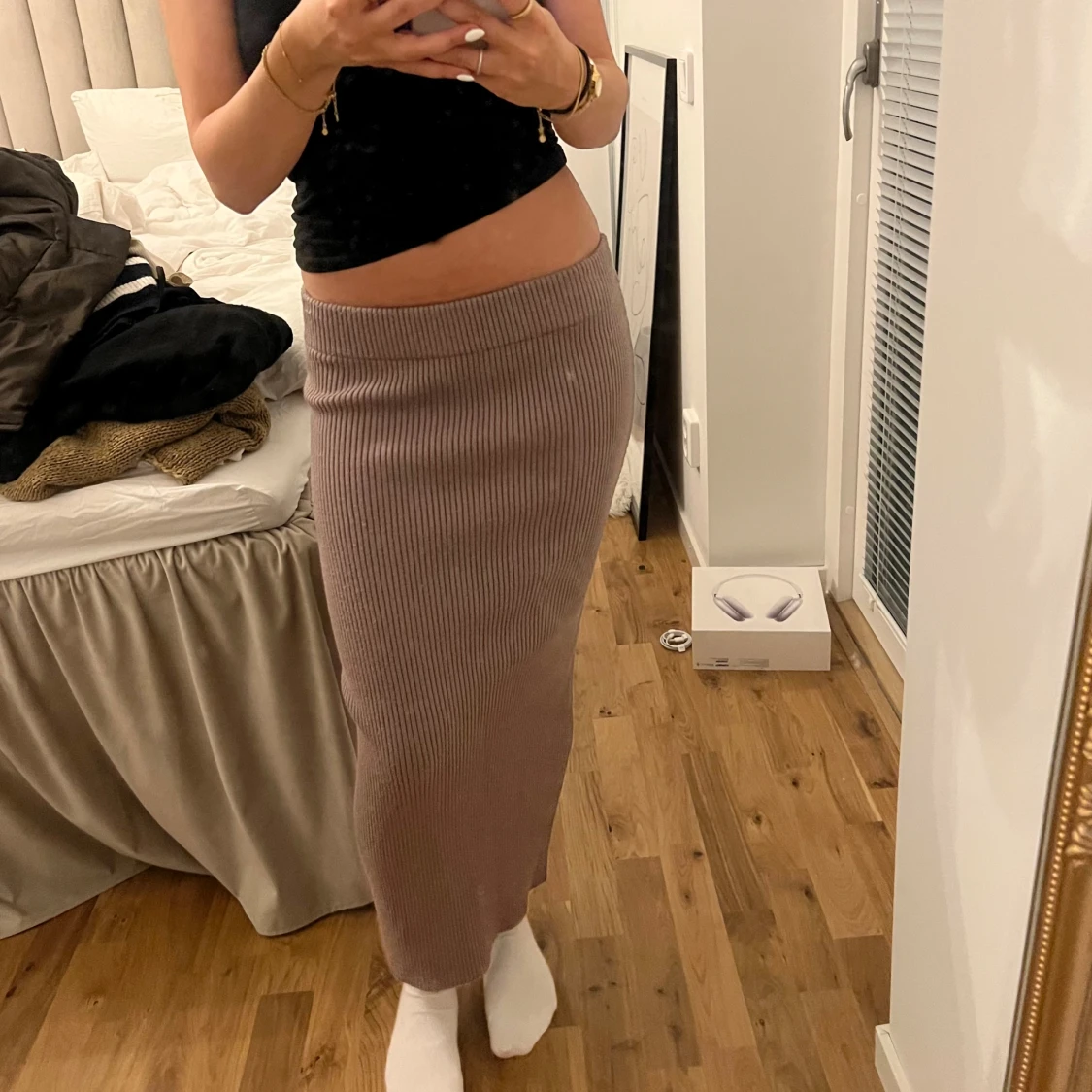 Lågmidjad långkjol