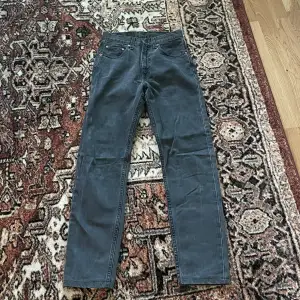 Säljer dessa vrål snygga Levis jeans pga bristande användning.. Mycket bra kvalité, köpt vintage på Napoli Centrale i Stockholm. Grå/Svart i färgen framgår på första två bilder! W29L30 passar mig som vanligtvis har XS, och är runt 160cm lång