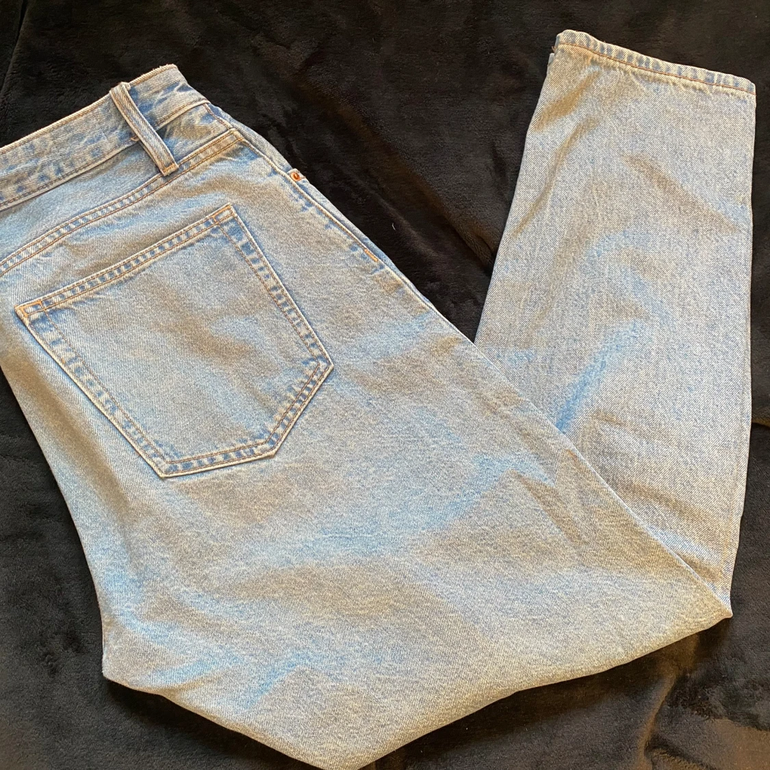 Blåa jeans