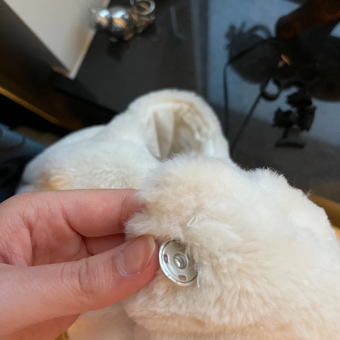 Vit pälsjacka mango - 91