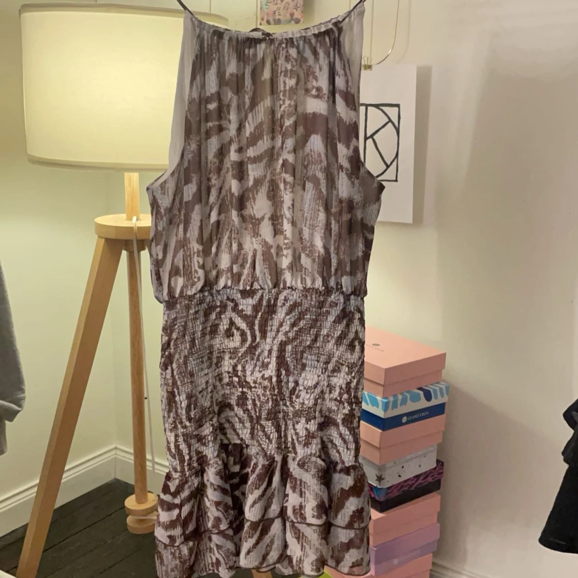 Zara zebra klänning