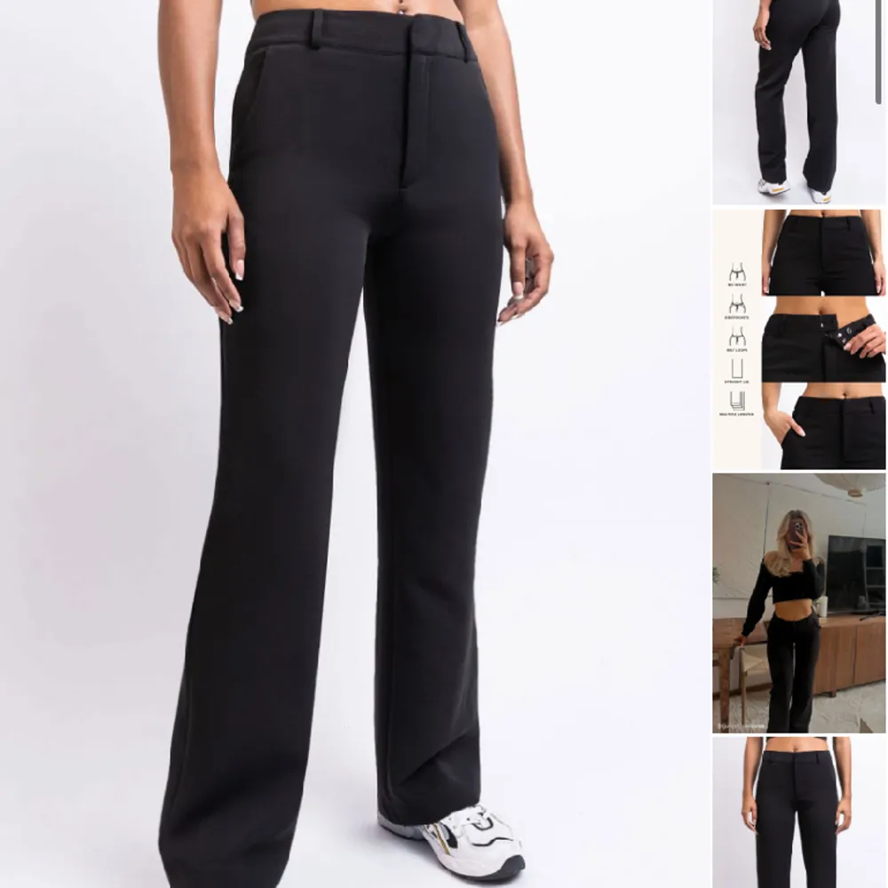 Helt nya kostymbyxor från Madlady. Är i modellen mid Waist Nova black. Storlek EU32 short. Ordpris, 599kr. Jeans & Byxor.