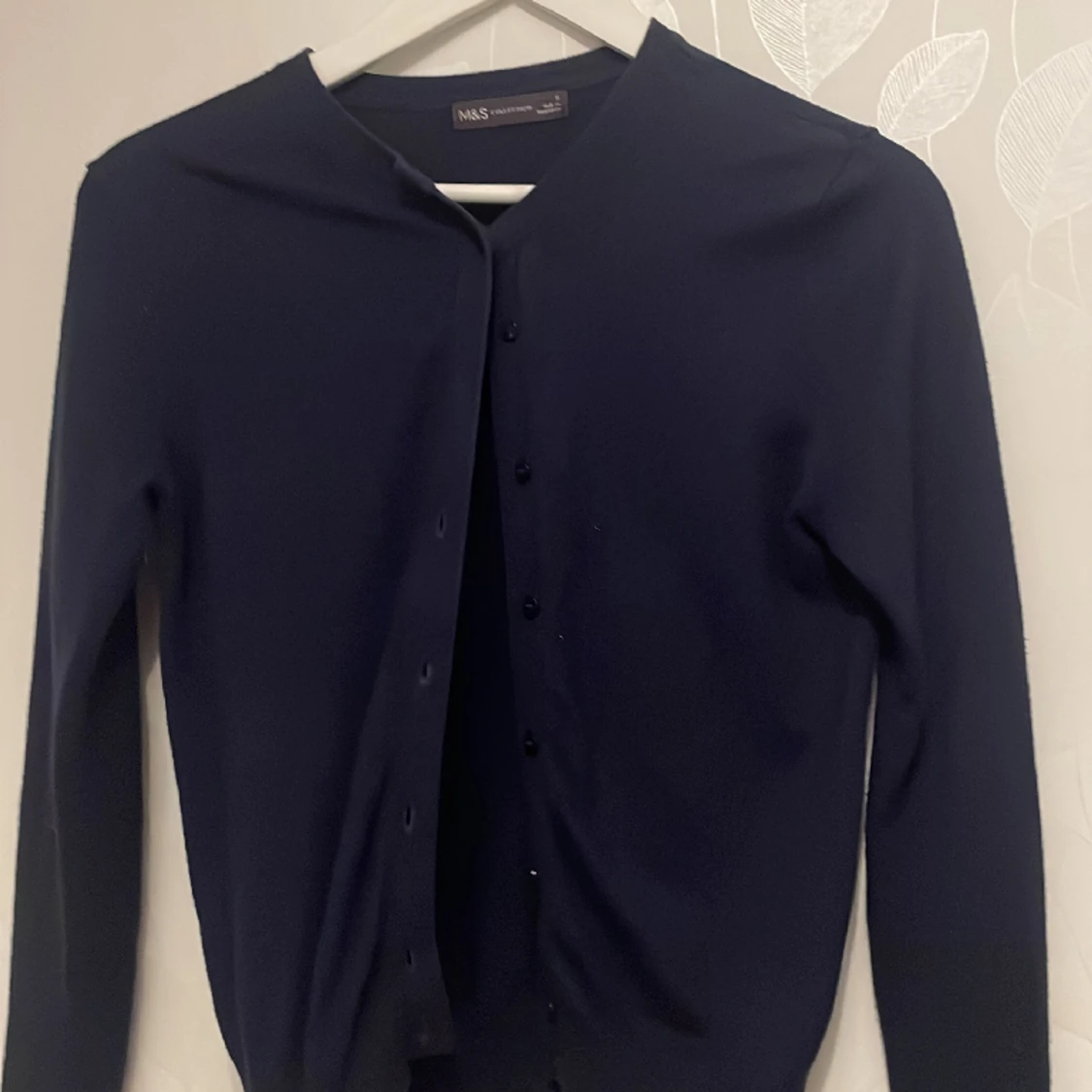 Marinblå kofta - 90