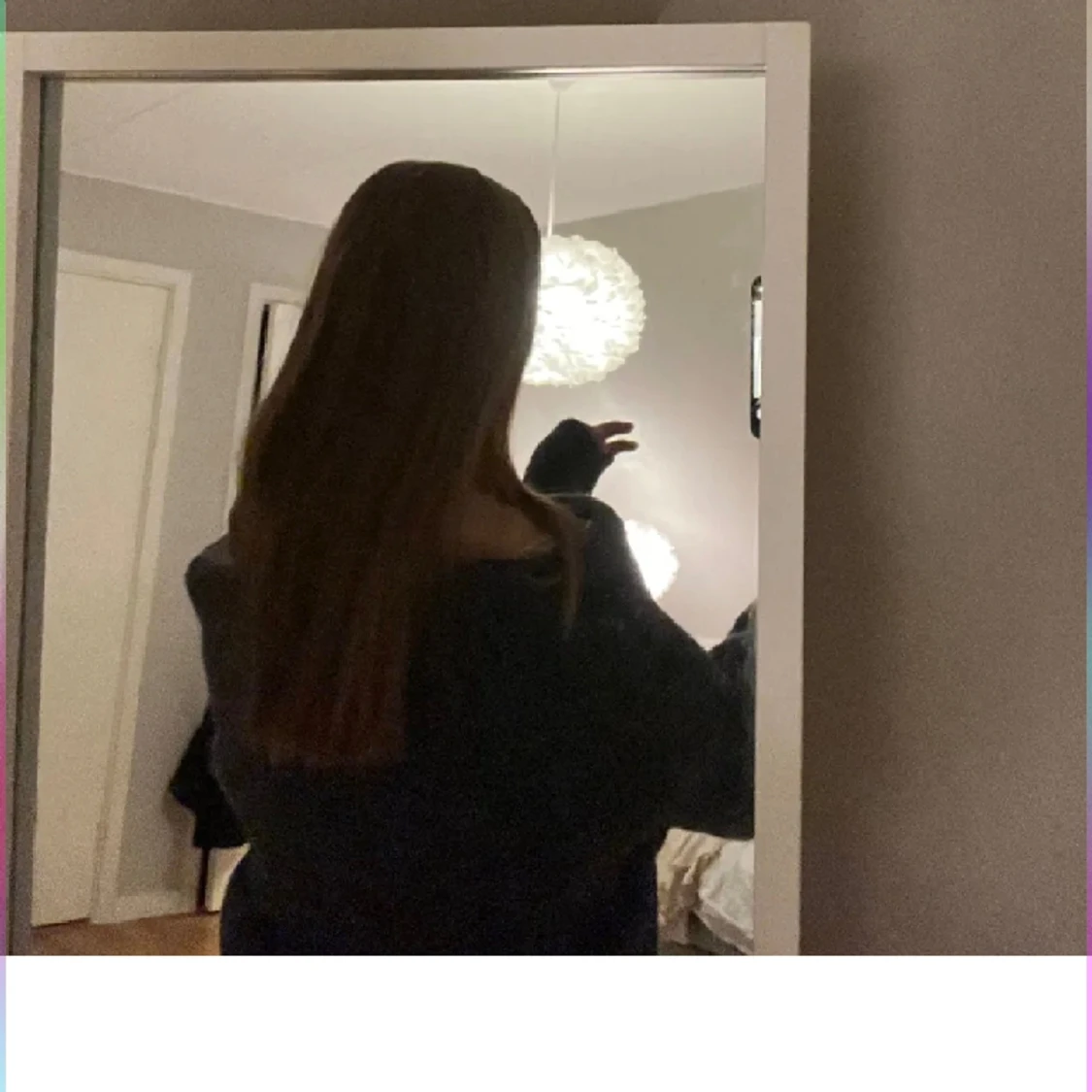 Off shoulder tröja - 90