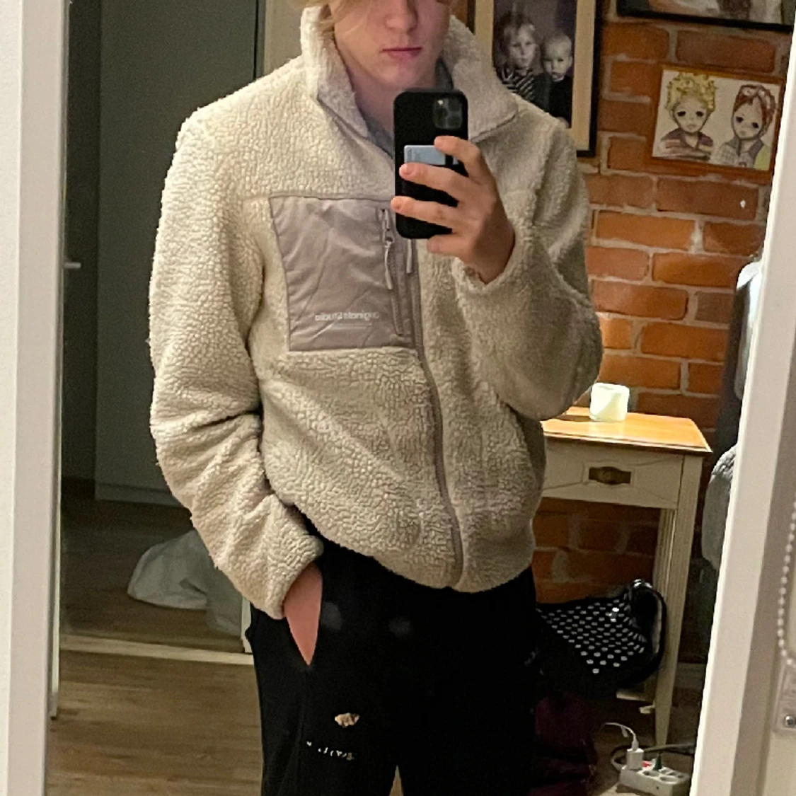 Snygg och Mysig Jack&Jones Teddyjacka i Storlek Small - 90