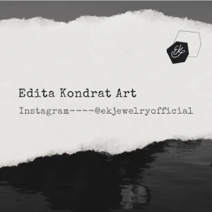 Originella handgjorda smycken  - Originella handgjorda smycken som passar till vardag 🖤Du kan stå ut från mängden!!!  För mig betyder kreativitet frihet-Edita Kondrat🤗