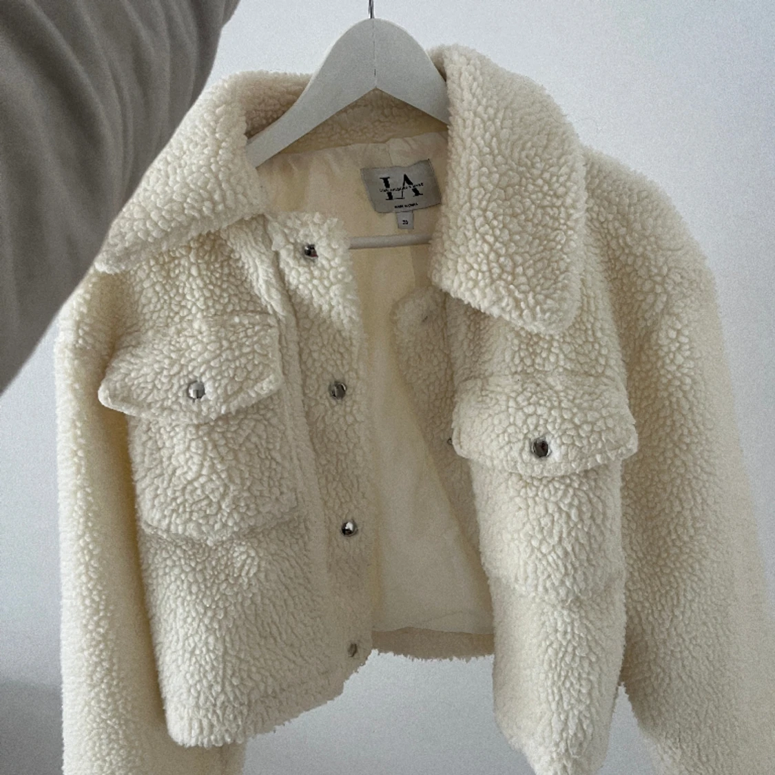 Teddy jacka vit 