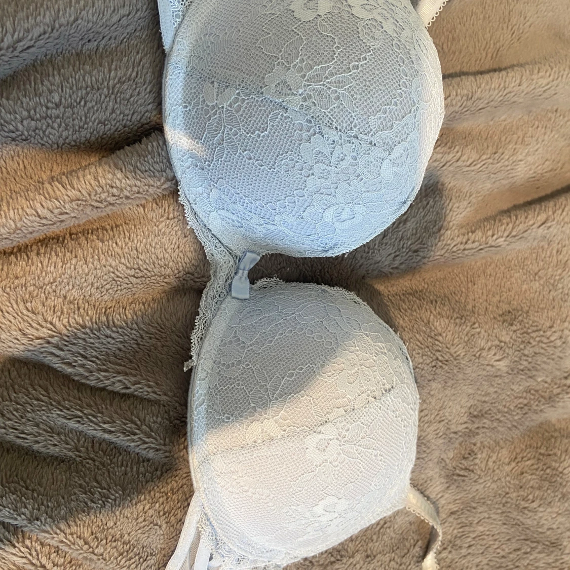 Blå push-up BH - 90