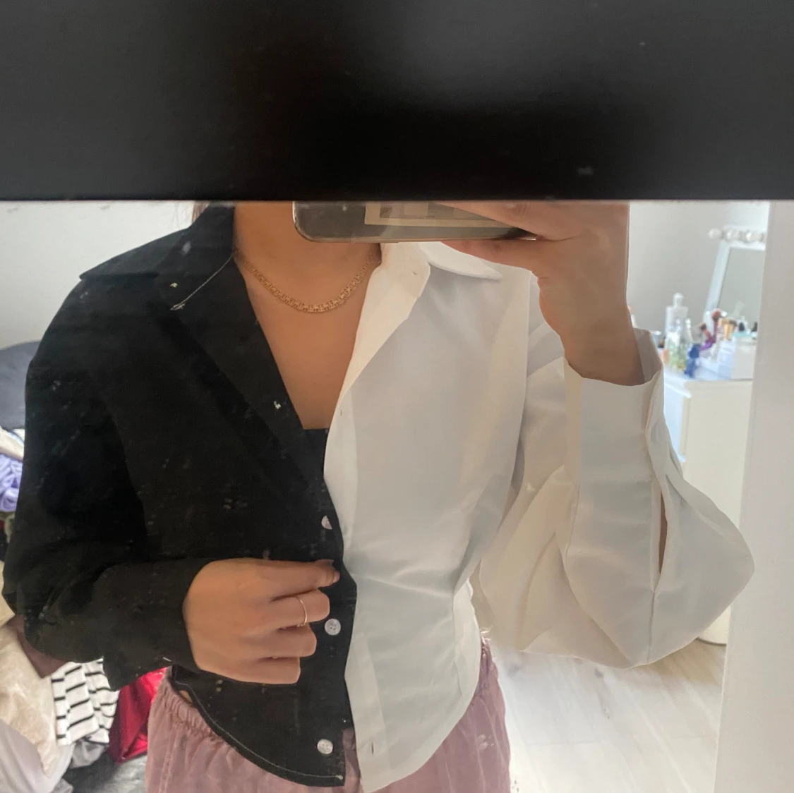 Skjorta Svart och Vit - 91