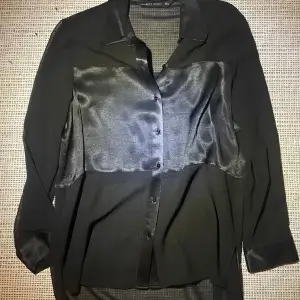 Semi-transparent black shirt