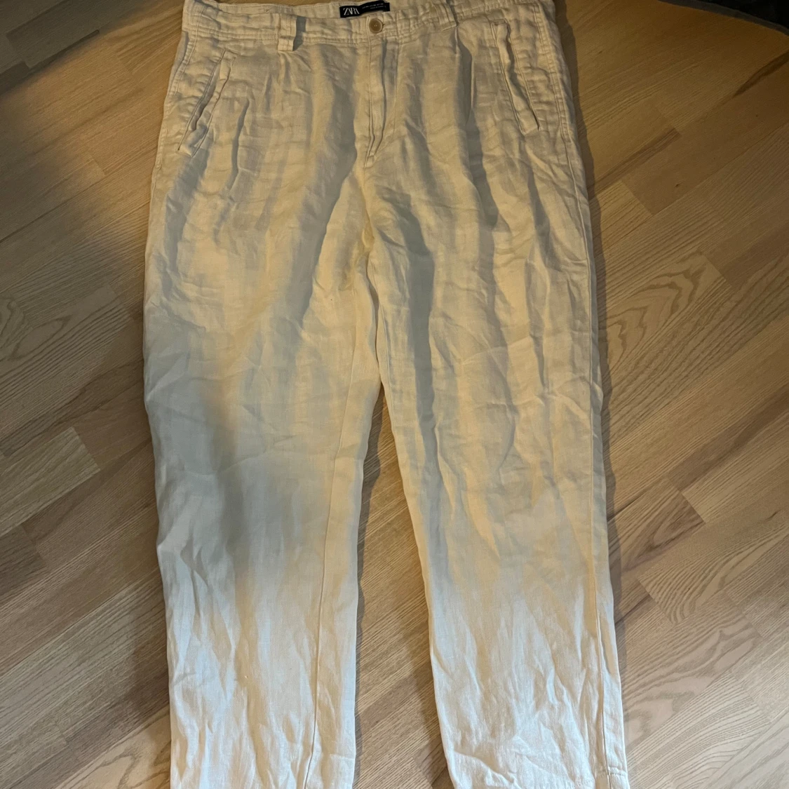 Linnebyxor i 100% linne