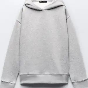 Säljer min gråa hoodie från zara gå den inte kommer till användning. Den är i st L men sitter som S/M då den är ganska croppad. Skriv för egna bilder och annan info💗