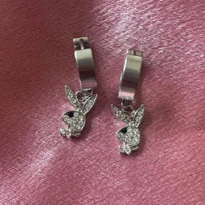 PlayBoy Earrings - Stainless steel. Brand new.