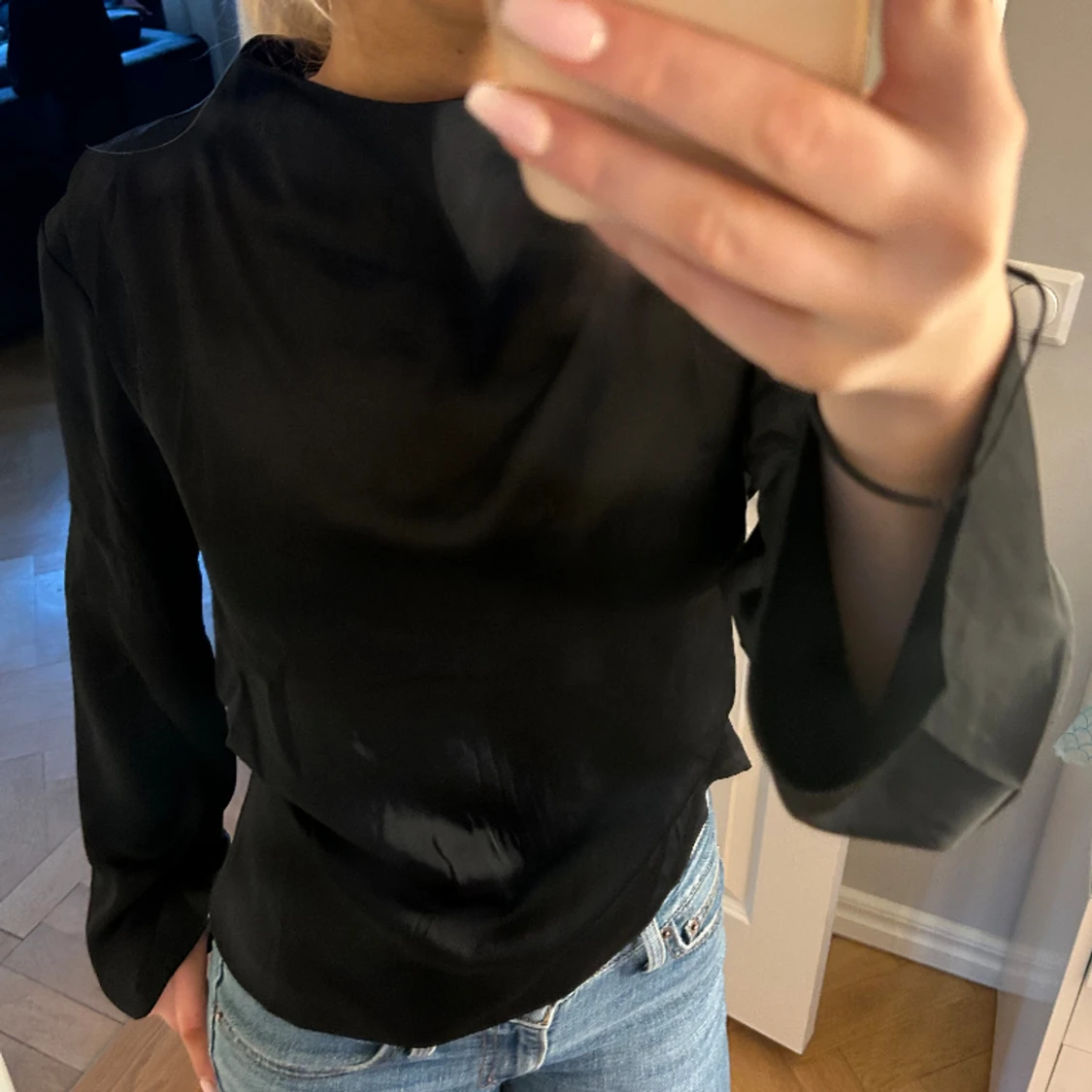 Satin blus