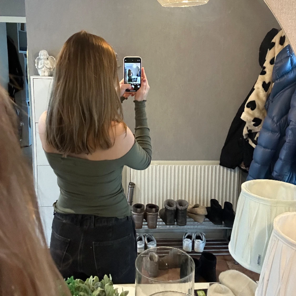 Off shoulder tröja - 90