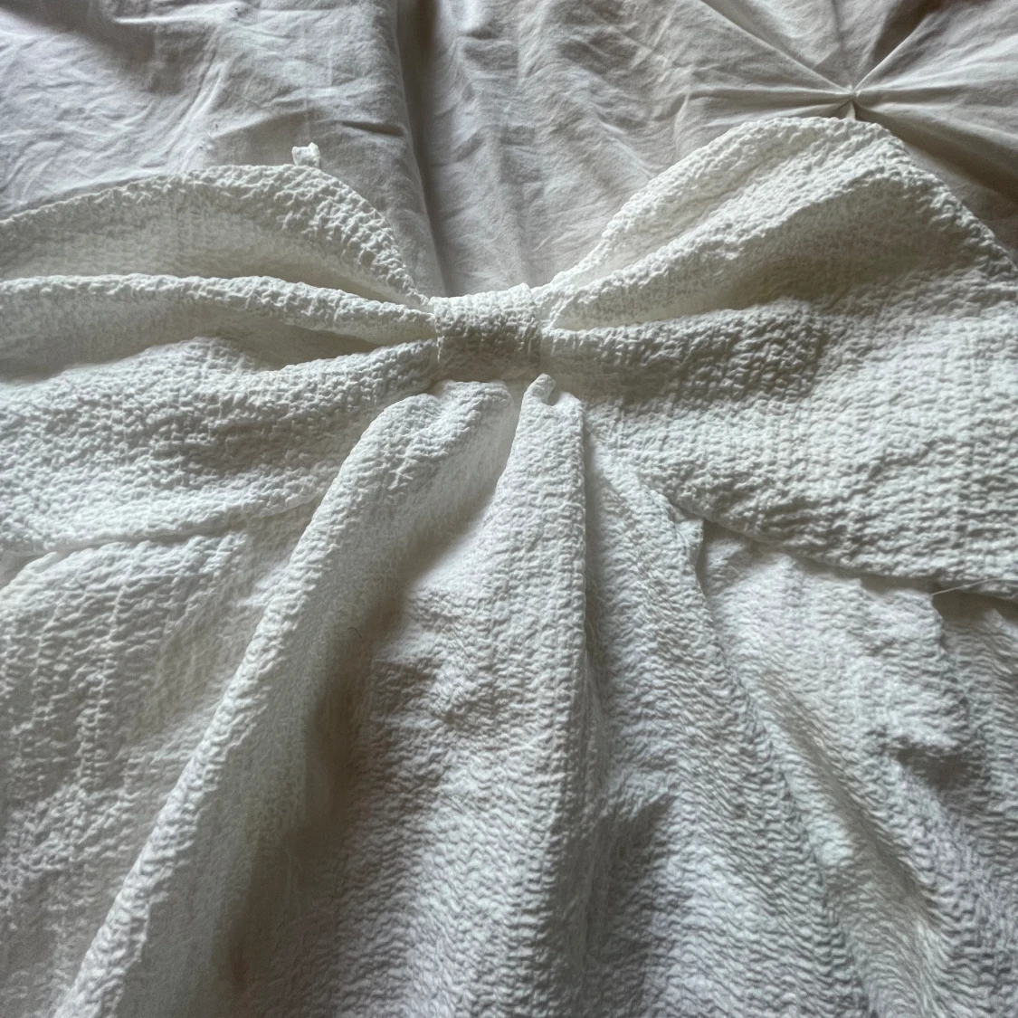 Gullig vit sommar klänning - 90