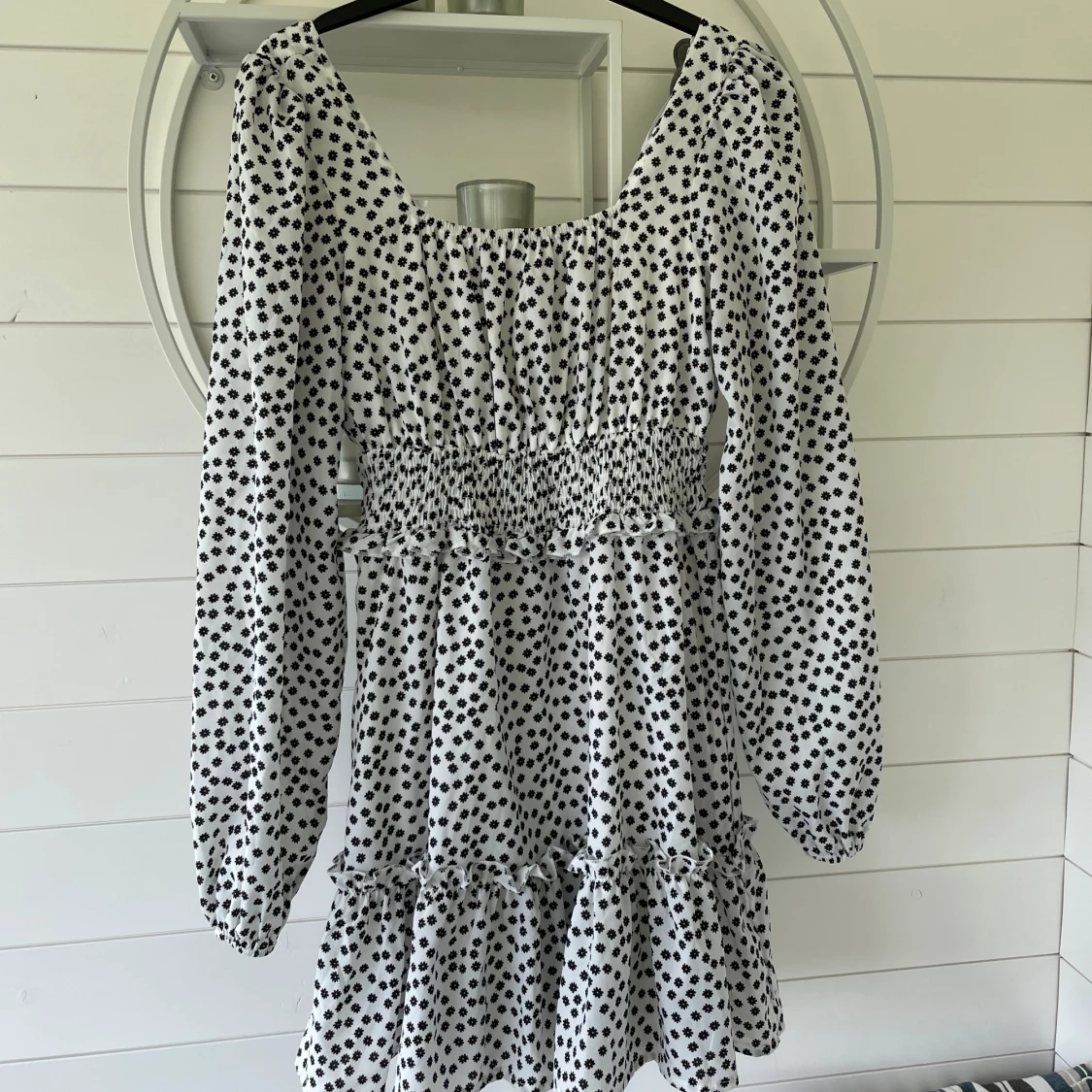 Mönstrad miniklänning - 91