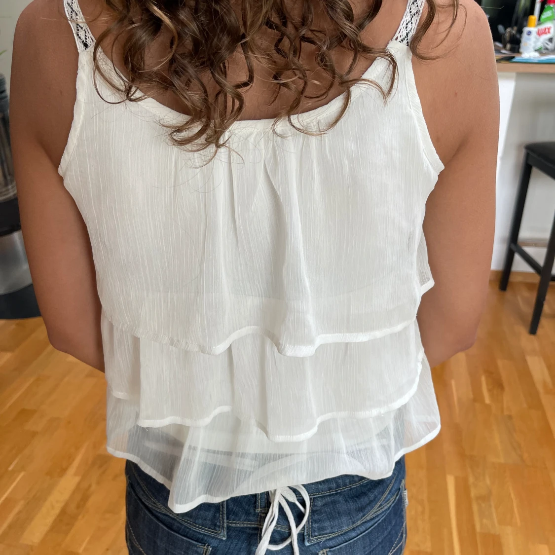 Vit sommarblus  - 90