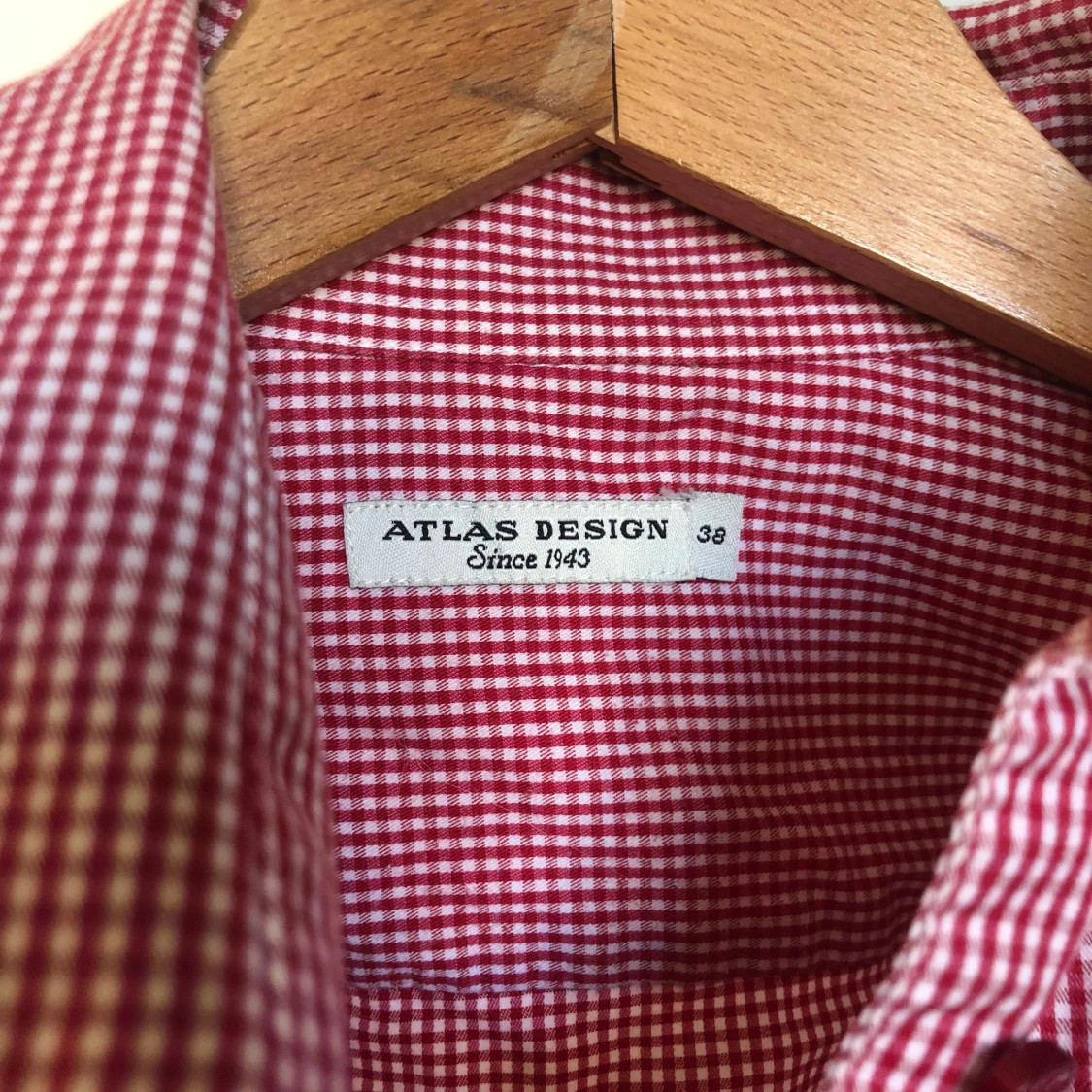 Röd rutig blus  - 93