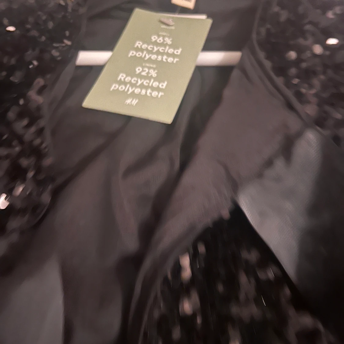 Svarta paljett jacka  - 90