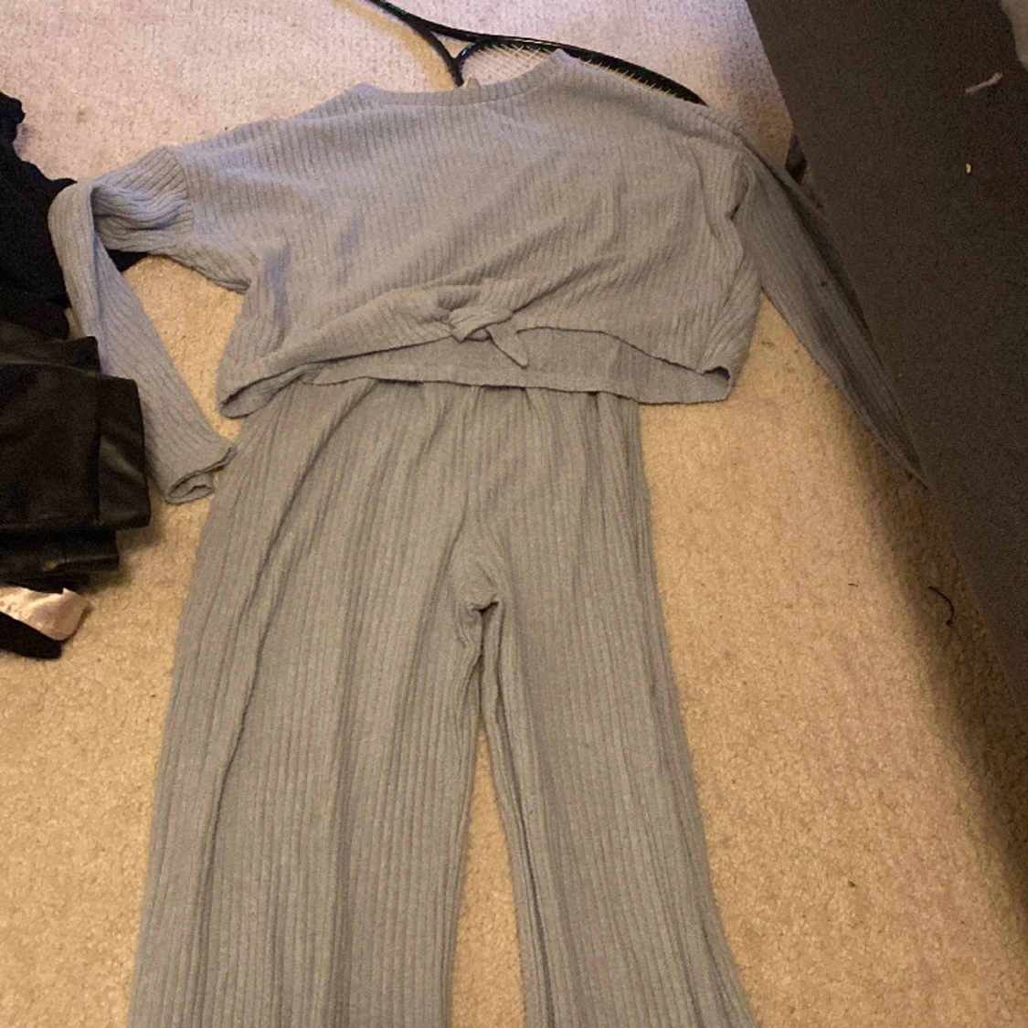 Ett blått mjukis sätt 