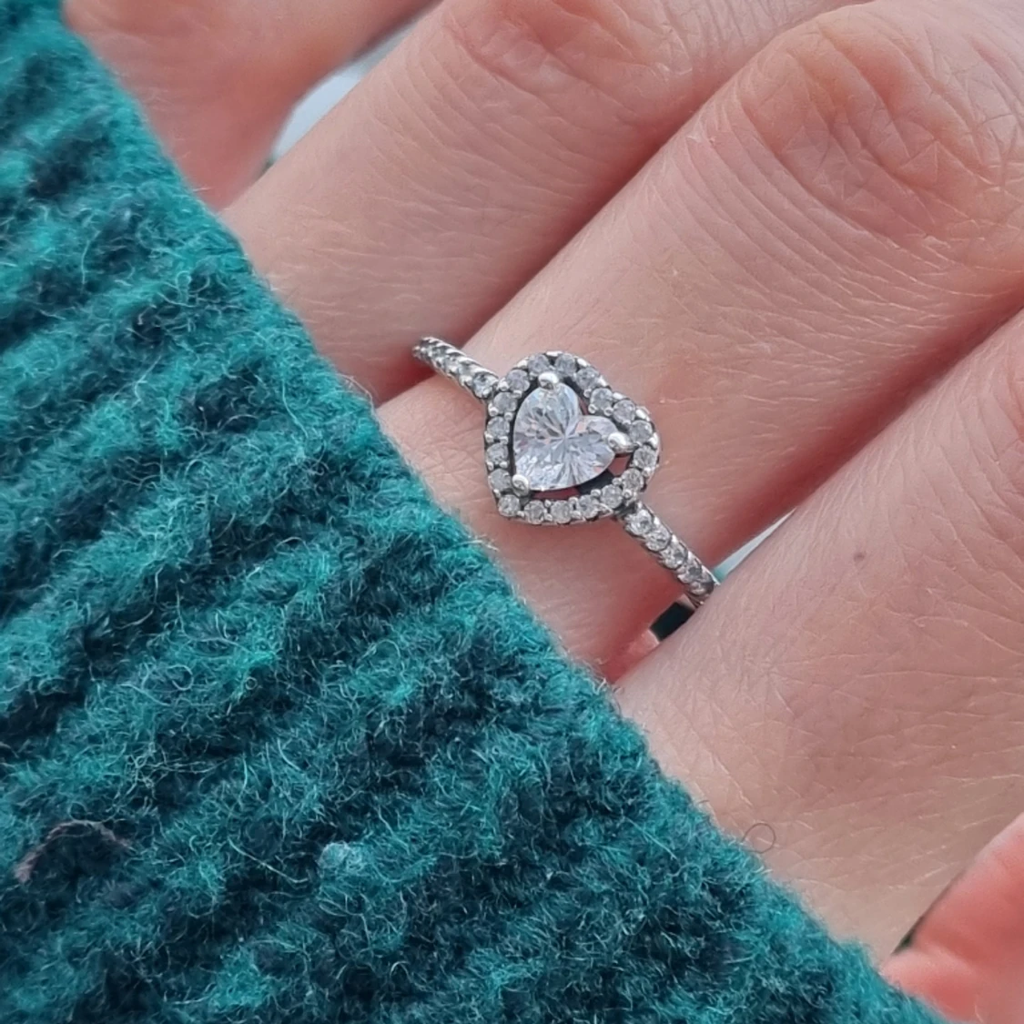 Sterling silver 925 ring med kubisk zirkonia 