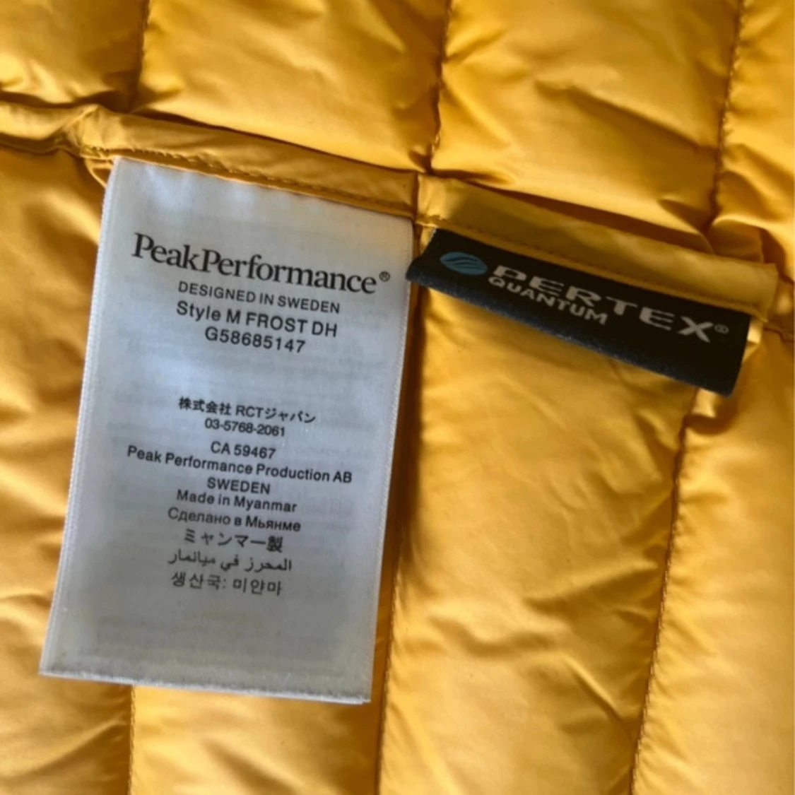 Peak performance frost down hood jacket  - 93