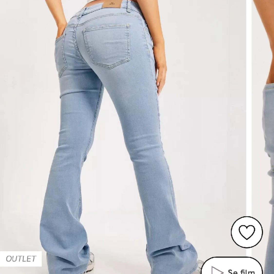 Slutsålda Nelly jeans, low waist - 90