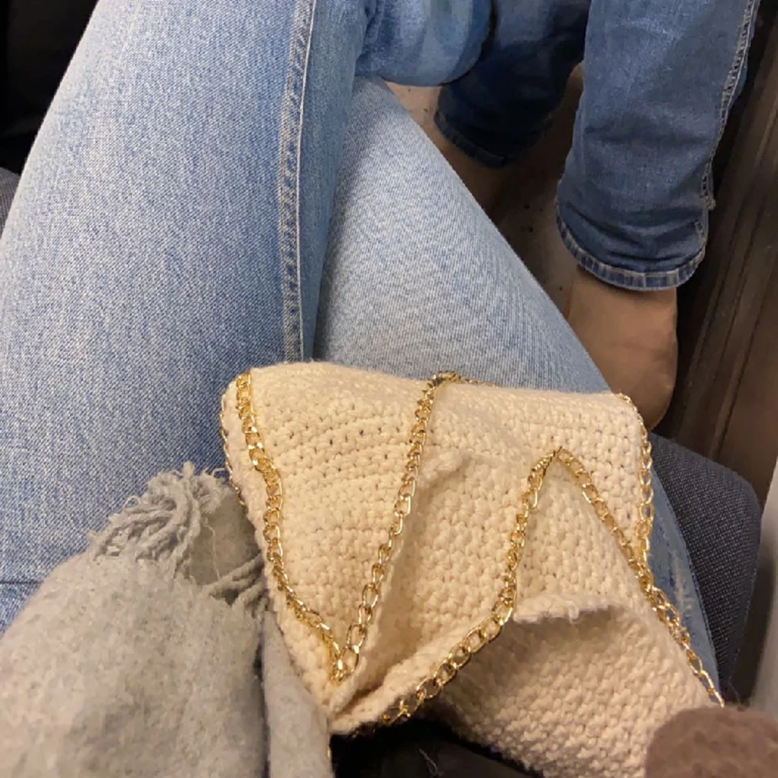 Stickad Stella McCartney liknande väska  - 90