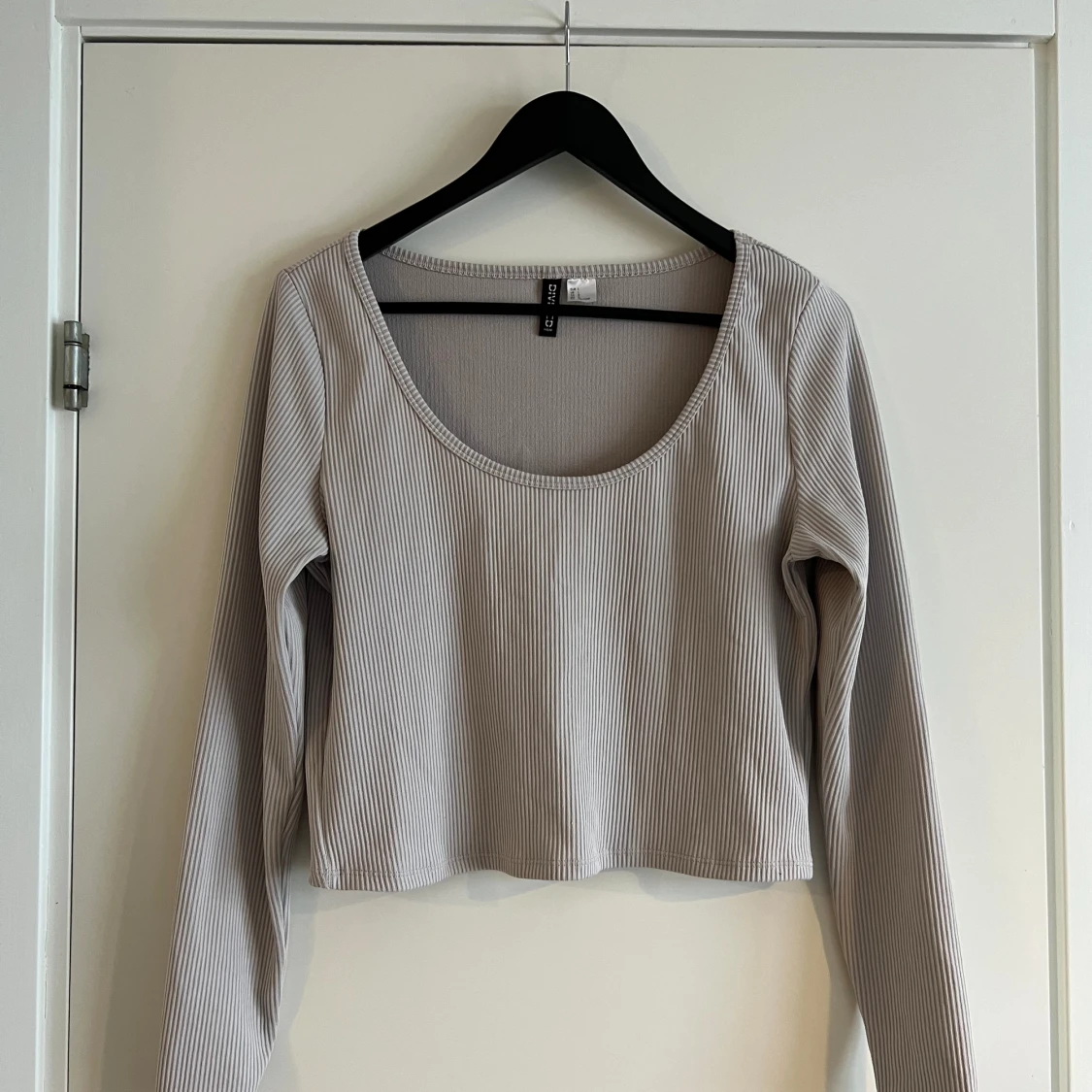 Långärmad crop top