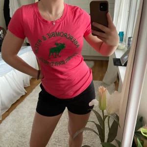 T-shirt från Abercrombie - Bra skick! Stl L men liten i storleken, passar mig som har XS/S