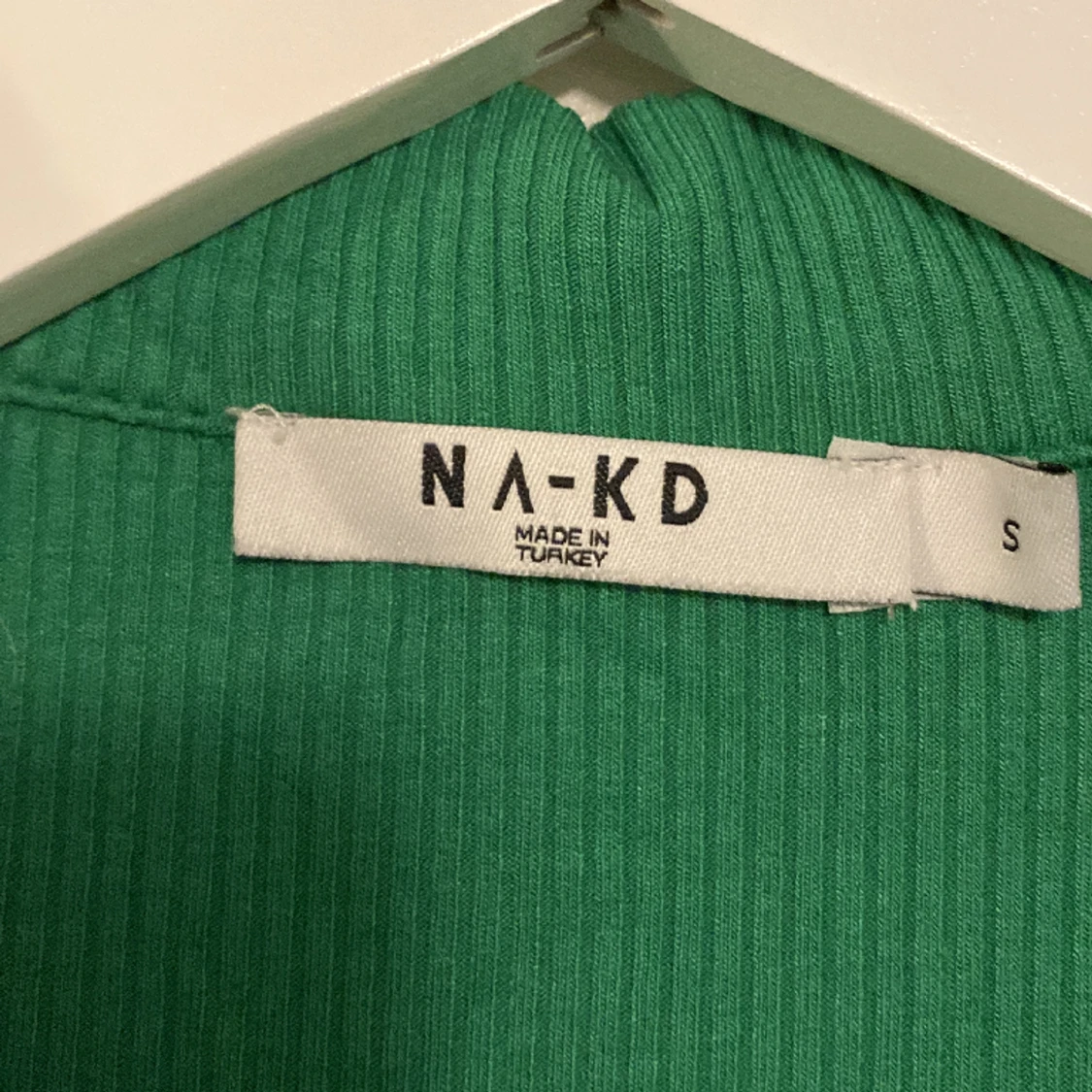 Grön trikå klänning - 90