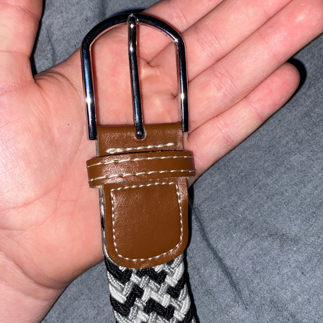 Flätat bälte (grish bälte) - 90