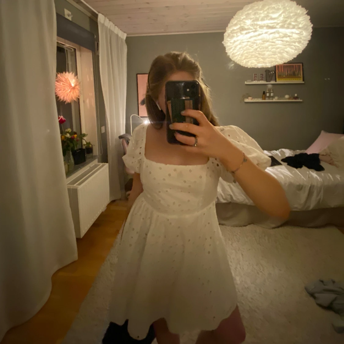 Vit sommarklänning  - 91