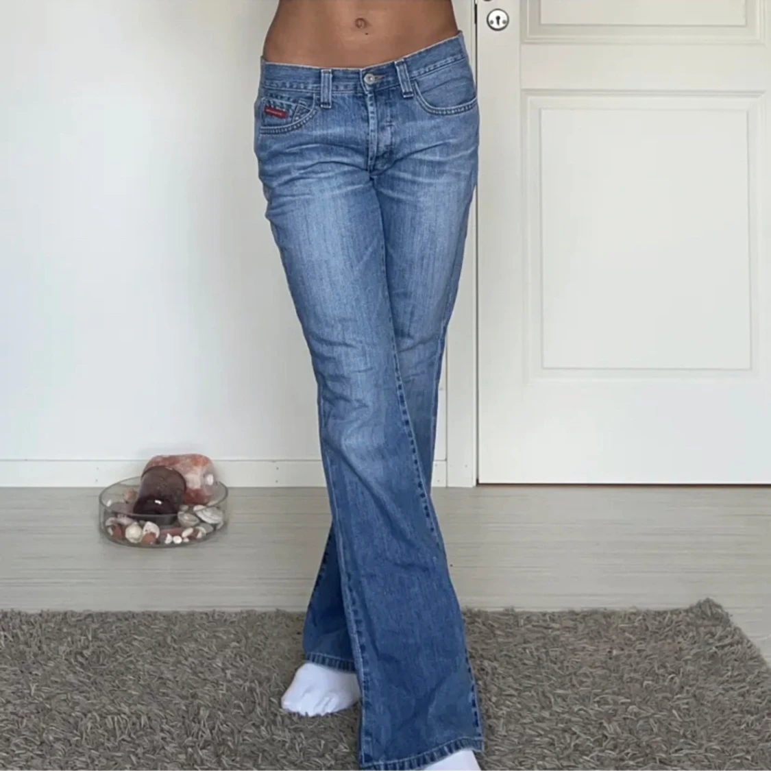 Lågmidjade jeans