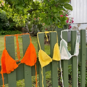 Virkad bikini - Virkade bikinis i 100% bomull. Storlek och färg anpassas efter önskemål💛